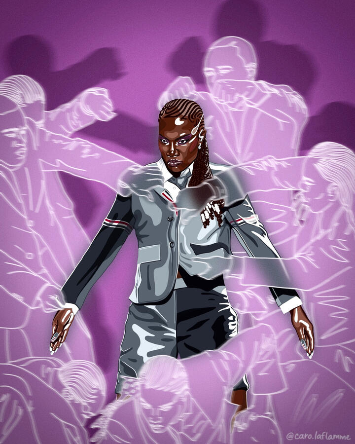 "Doechii" Digital drawing. 2025.