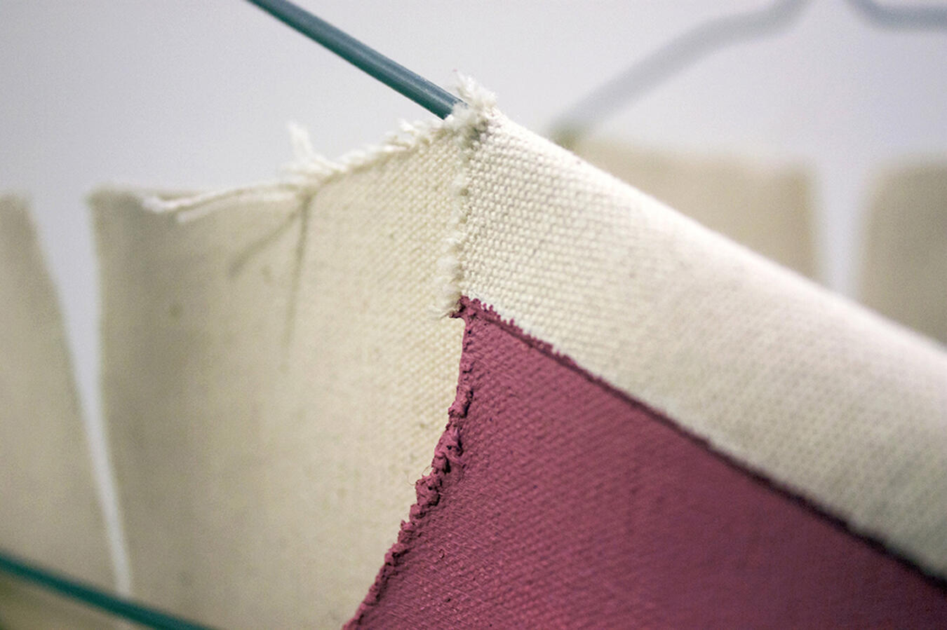 Acrylic on canvas shirt. 16 x 23 inches. 2015. (Detail)